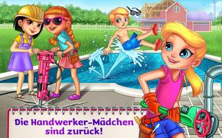 Handwerker-Mädchen: Sommerspaß Plakat