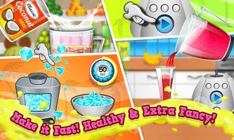 Smoothie Maker Crazy Chef Game captura de pantalla 3