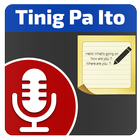 Tagalog Speech notes – Voice Notes icon