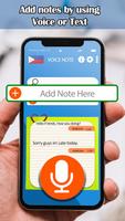Tagalog Speech notes – Voice Notes poster