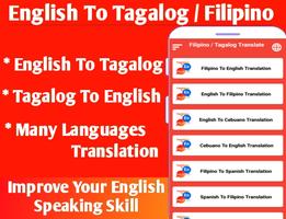 Tagalog - English Translator capture d'écran 1