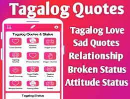 Tagalog Quotes & Status maker Affiche