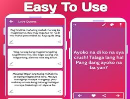 Tagalog Quotes & Status maker capture d'écran 1