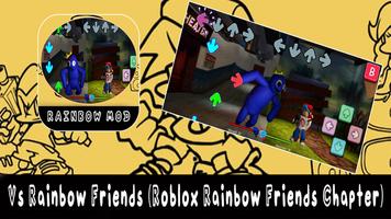 Fnf Real Rainbow Friends game poster