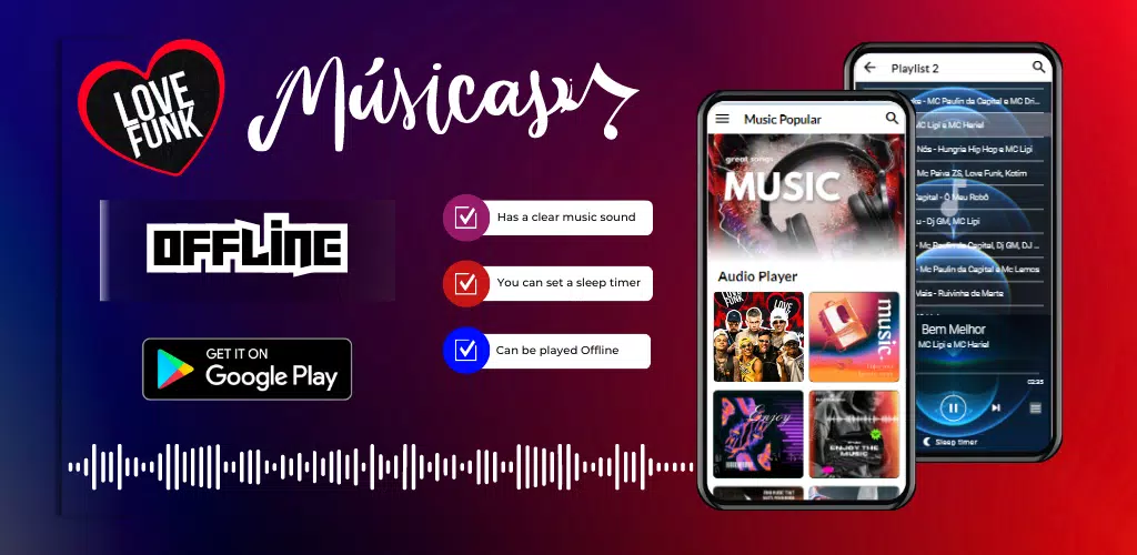 Existe algum APP de música grátis que possa ser usado sem Internet