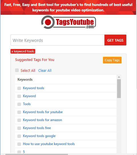 youtube tags generator tool