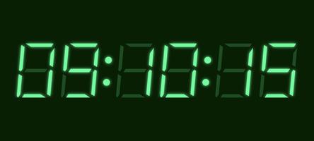 Custom Digital Clock الملصق
