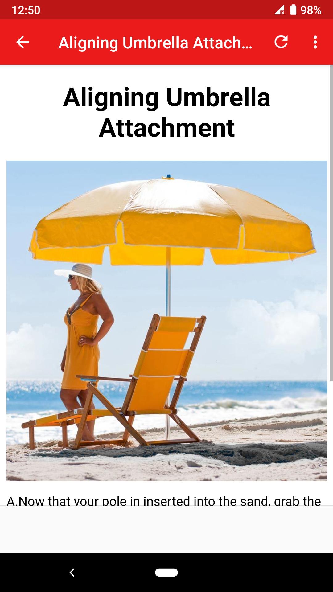 How To Install A Wooden Pole Beach Umbrella Pour Android Install A Wooden Pole Beach Umbrella