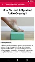 How To Treat A Sprained Ankle screenshot 2