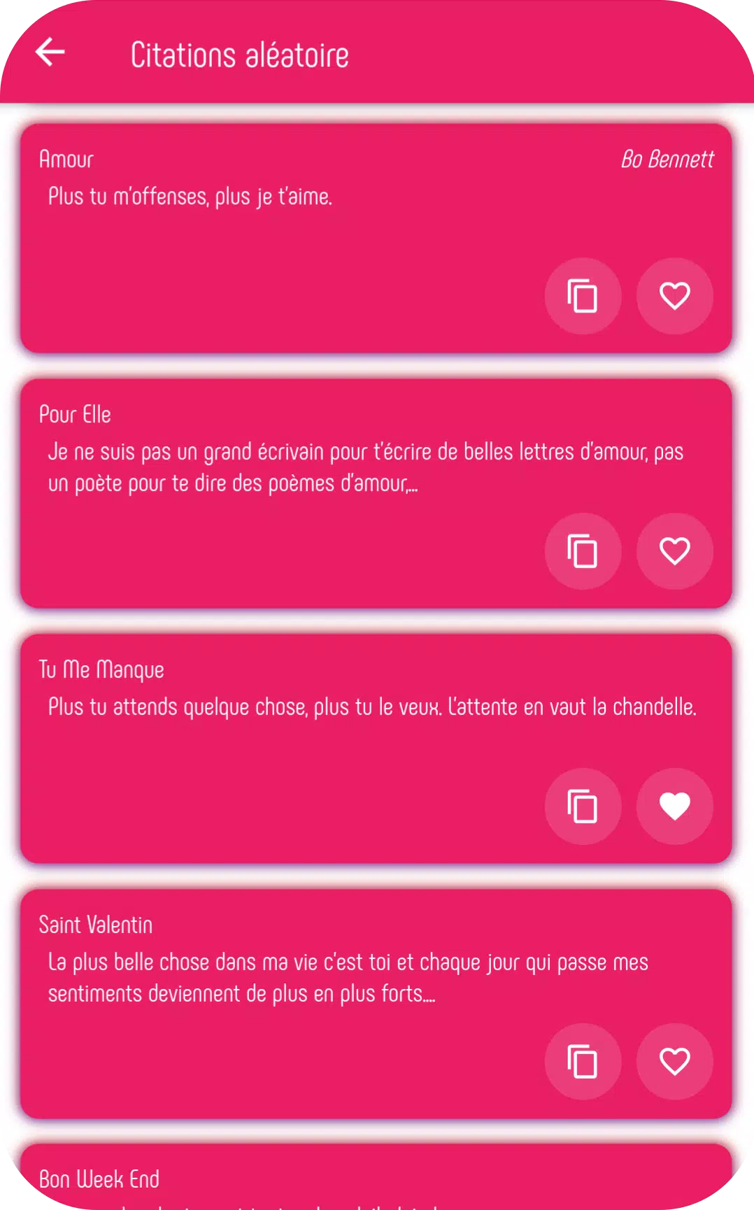 Citations Sms D Amour For Android Apk Download