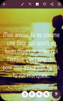 Citations & SMS d'amour پوسٹر