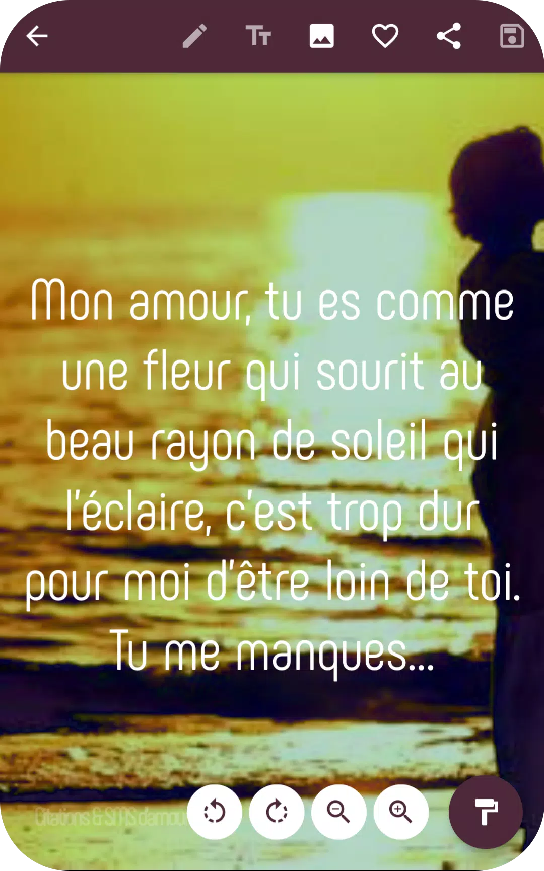 Citations Sms D Amour For Android Apk Download