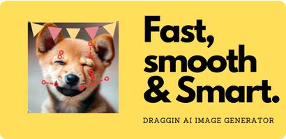 Draggan AI Image generator الملصق