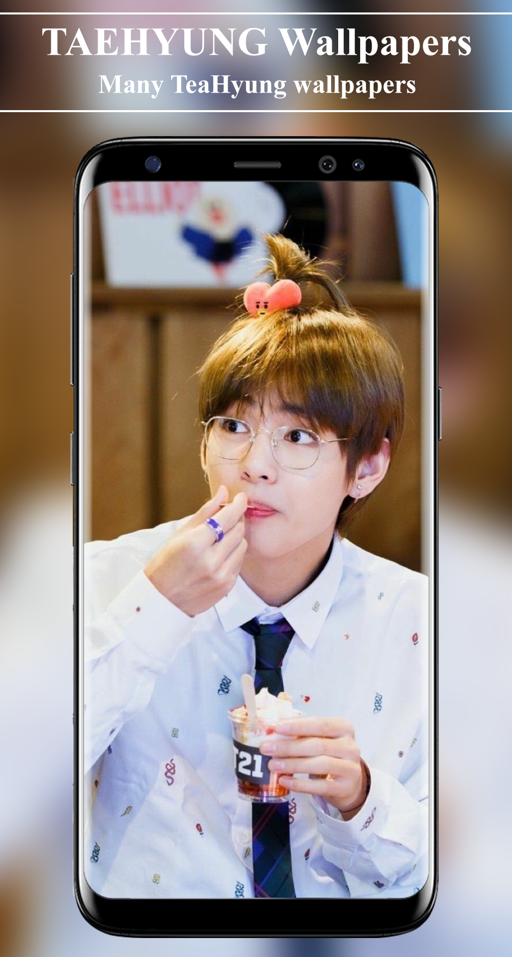 無料で「Tae-Hyung BTS wallpaper 2019: Wallpaper for V BTS」アプリの ...