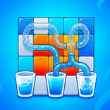 Water glass puzzle game - Loxi