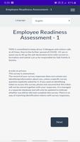Employee Readiness Assessment - Self Declaration capture d'écran 1
