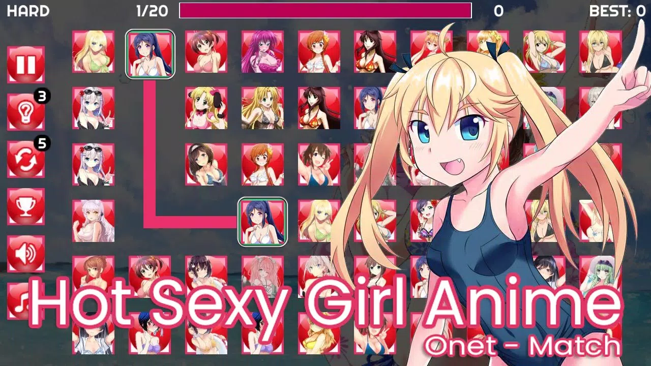 Sexy Girl Anime Bikini - Onet Connect For Adult Cho Android - Tải Về Apk