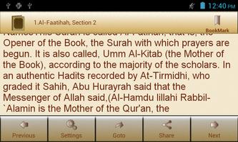 Quran Tafsir von Ibn Kathir Screenshot 2