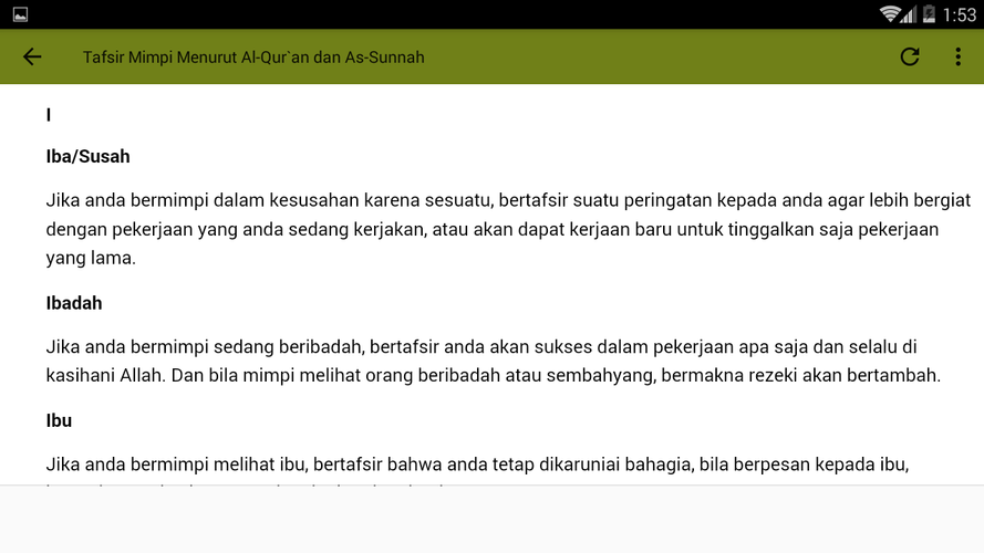 Tafsir Mimpi Menurut Islam Apk 3 7 2 Download For Android Download Tafsir Mimpi Menurut Islam Apk Latest Version Apkfab Com