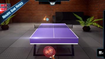 Table Tennis 3D Live Ping Pong captura de pantalla 1