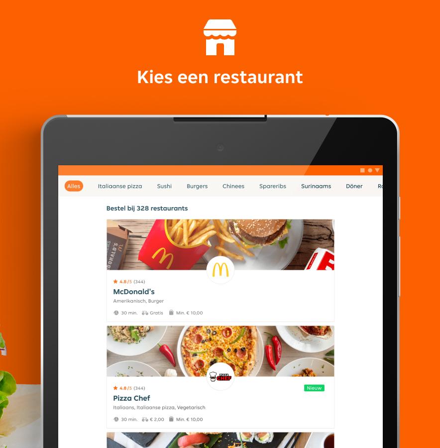 Thuisbezorgd.nl Online eten bestellen for Android Download
