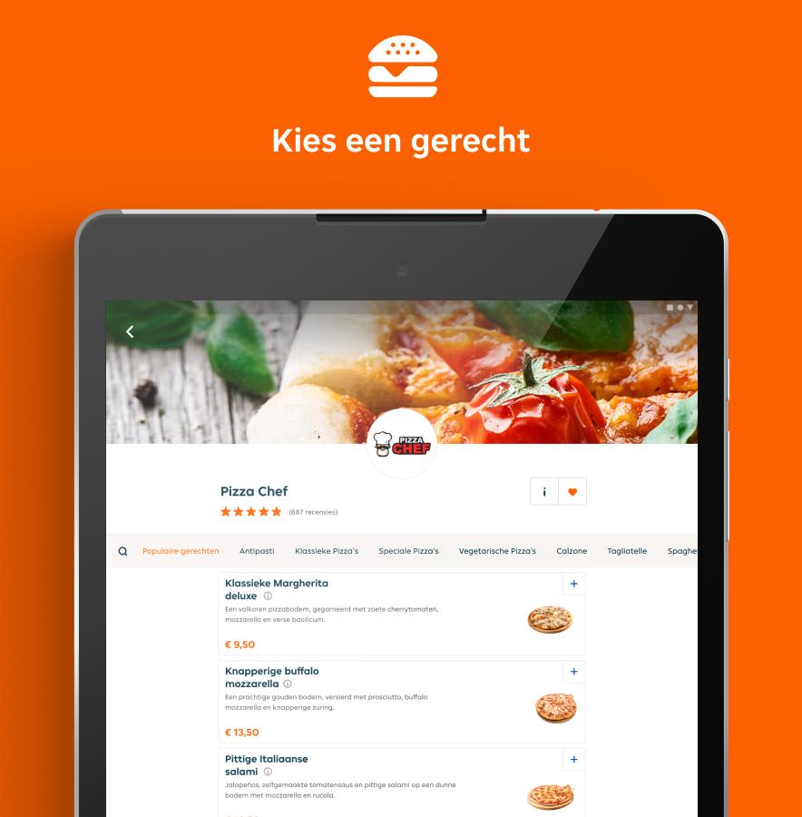 behandeling Regenboog taal Thuisbezorgd.nl - Online eten bestellen for Android - APK Download