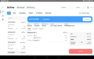 Taker Dashboard imagem de tela 3