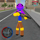 Stickman Thanos Rope Hero Crime OffRoad-icoon