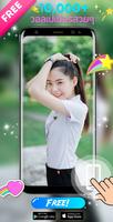 สาวสวย นักศึกษา น่ารัก วอลเปเปอร์ تصوير الشاشة 3
