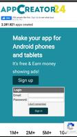 Appcreator24) Make your apps) syot layar 1