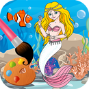 APK Sirena da colorare per bambini