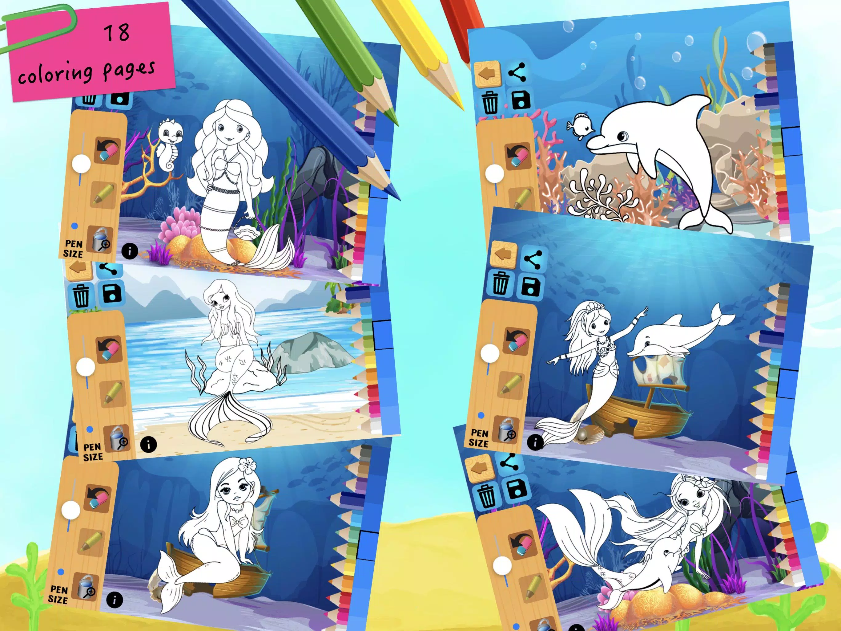 Android向けのマーメイド 人魚 塗り絵 無料ゲーム 塗り絵 Apkをダウンロードしましょう
