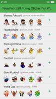 Free FootBall Funny Sticker For WAStickerApp captura de pantalla 3