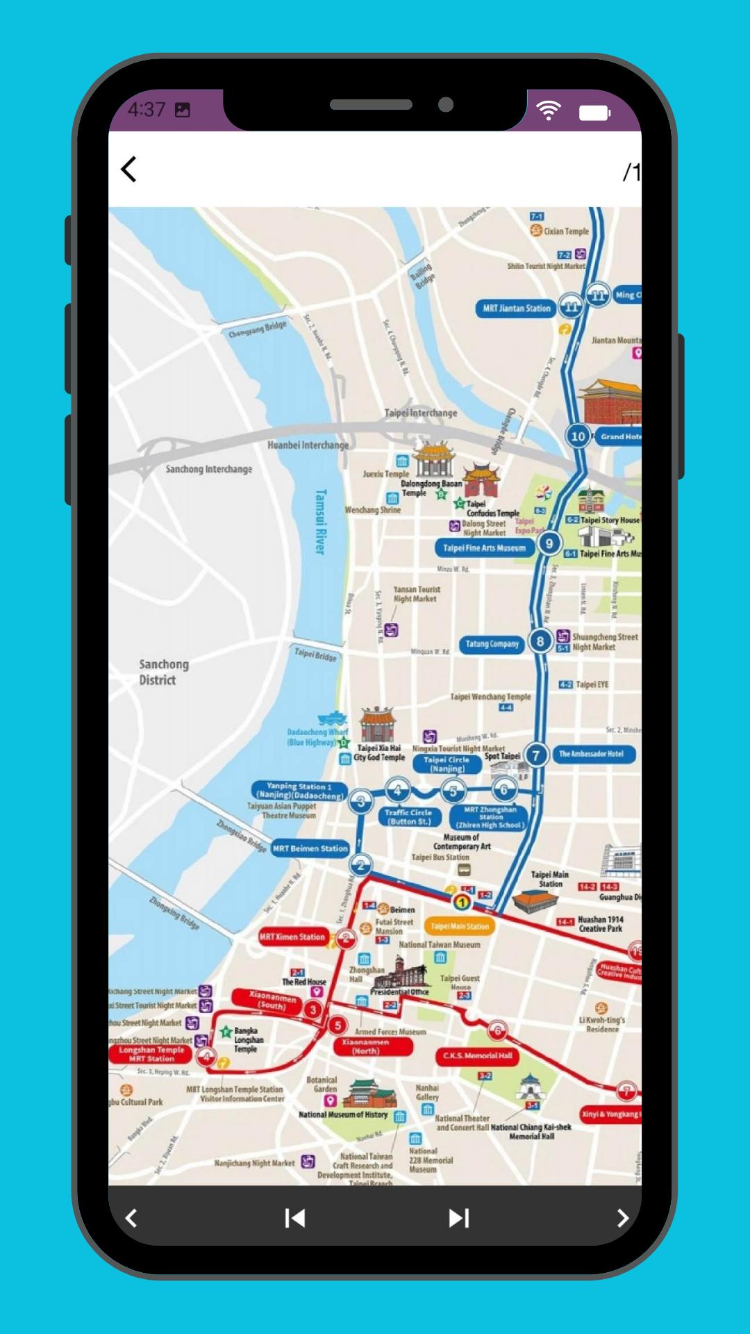Taipei Metro Route Map 2023 APK للاندرويد تنزيل