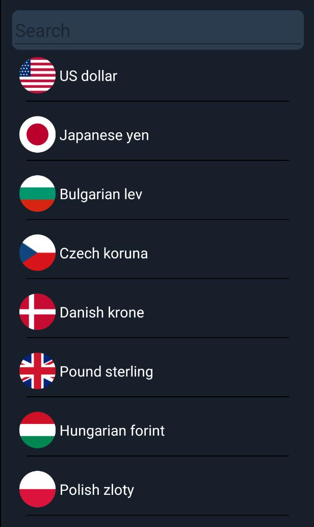 Android İndirme için อัตราแลกเปลี่ยน - แปลงสกุลเงินวันนี้ APK Android İndirme Için อัตราแลกเปลี่ยน - แปลงสกุลเงินวันนี้ Apk