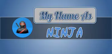 Mein Name als Ninja