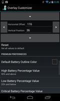 Battery Overlay Percent Cartaz