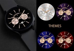 Golden Galaxy Watch Face screenshot 3