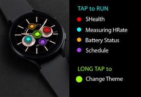 Golden Galaxy Watch Face screenshot 2