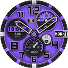 Purple Step Watch Face-icoon
