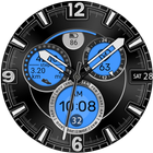 Icona Silver Black Watch
