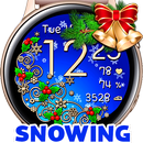 Snow Christmas Golden Watch APK
