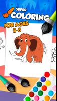 Coloring for Kids: Animals Plakat