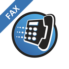 Enviar e receber número de fax ícone