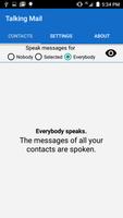 Talking email. Mail app to spe постер