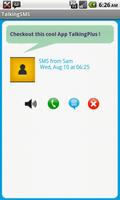 Talking SMS free Screenshot 2