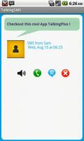 Talking SMS free screenshot 2