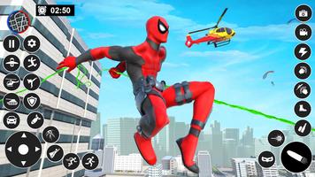 Spider Rope Hero Flying Games Plakat