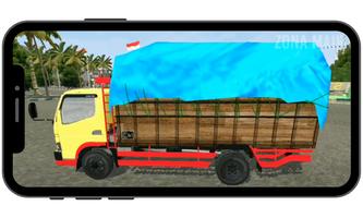 Mod Truk Bak Kayu Bussid 스크린샷 1