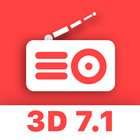 3D 7.1 RadioPlayer + Recording ikona